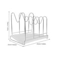 thumbnail image 2 of OULII Organizador De Tablas De Cortar En Acero Inoxidable Para Cocina Con Soporte Para Moderno, 2 of 7