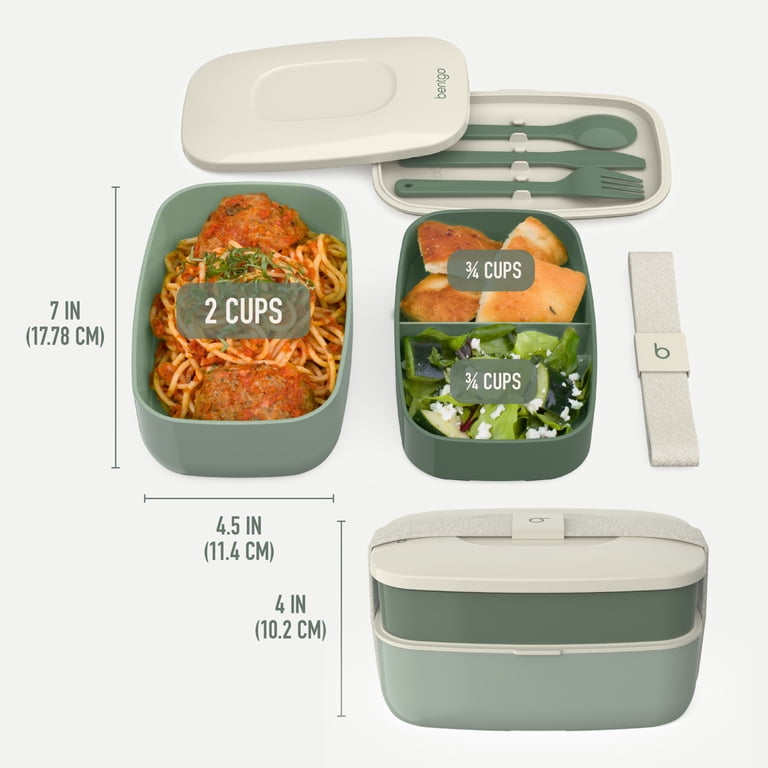 Bentgo Classic Adult Bento Box, Stackable 3-Compartment photo 6