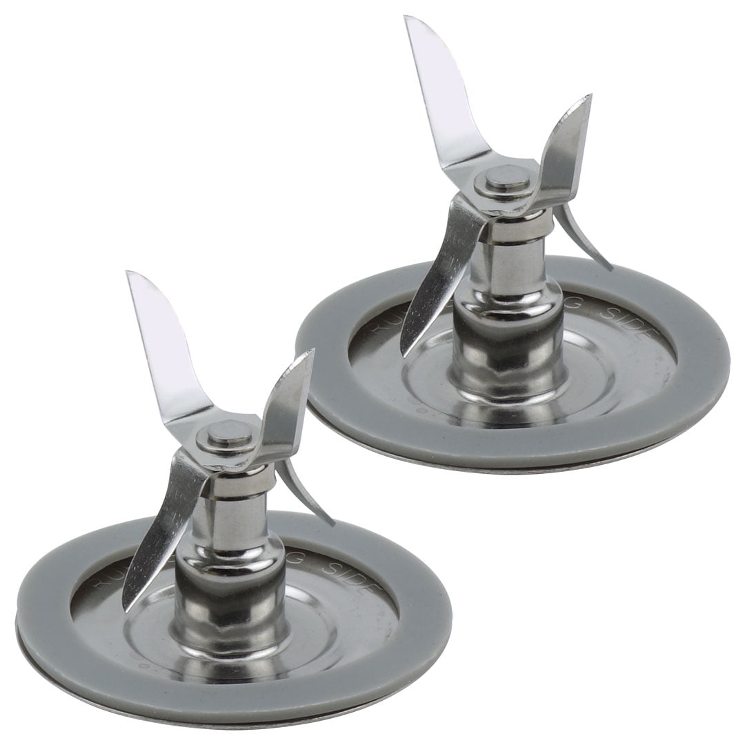 2 Pack Ice Crusher Blender Blade Cutter 4961-011 with Gasket Replacement Part Compatible with Oster & Osterizer