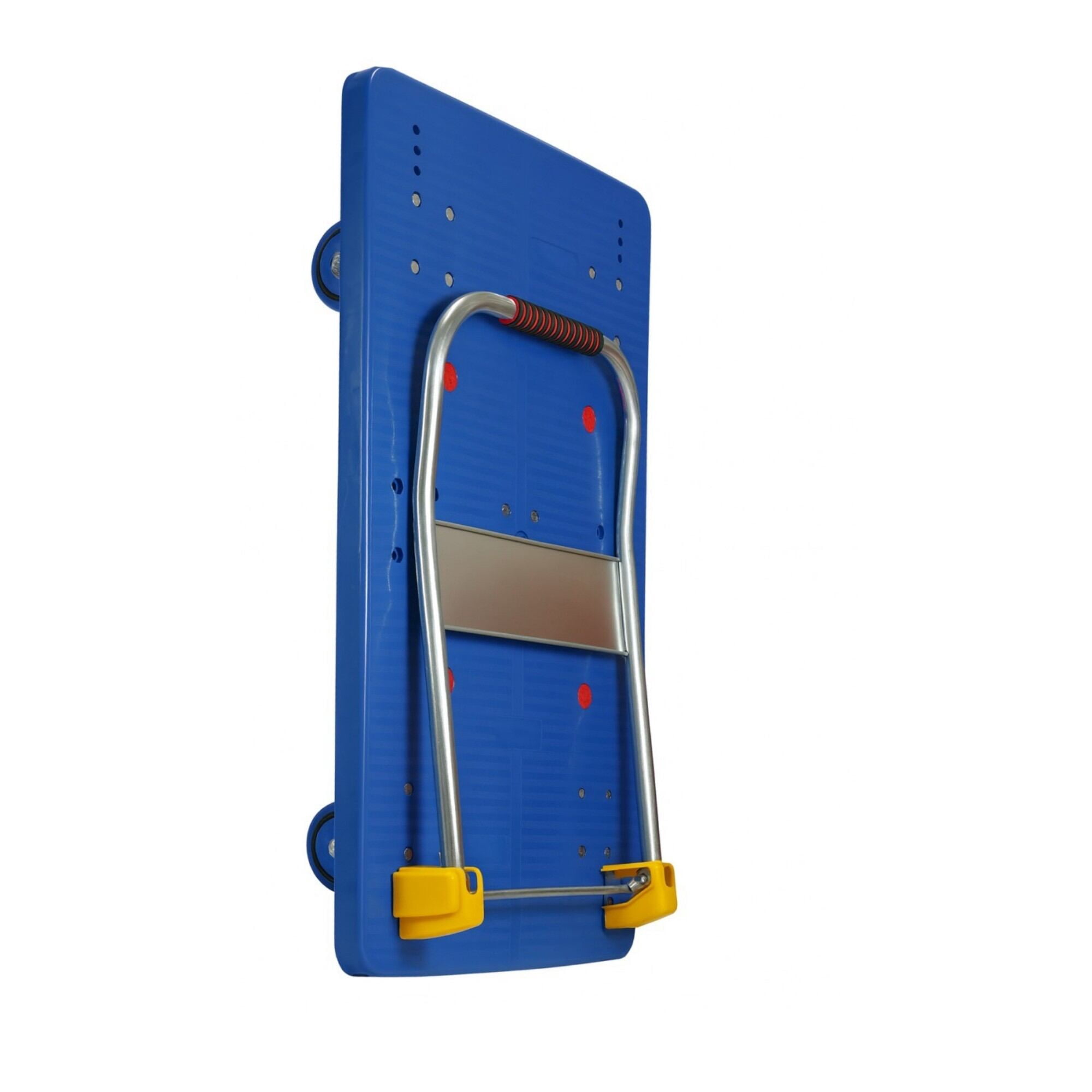 Dolly, Foldable Platform Push Hand Truck Cart, 1320 lbs. Weight Capacity, Blue Hand Truck,Metal Furniture Dolly, Auto Parts & Transport Hand Trucks & Dollies