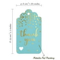 thumbnail image 5 of Inkdotpot Real Gold Foil ThankYou Bridal Shower-Baby Shower-Retirement-Wedding-Birthday Tags Favor Hang Paper Tags 100 Pack, 5 of 6