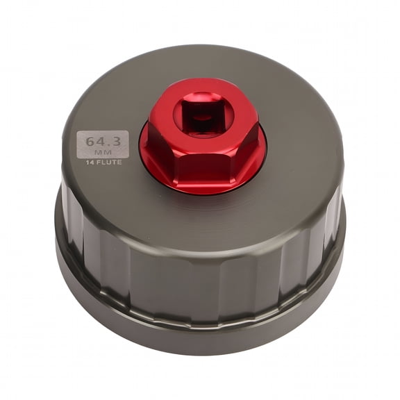 FACEGA Oil Filter Wrench 64.3mm 14 Flute Filter Cap Socket Tool
