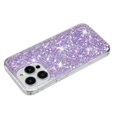 thumbnail image 2 of for iPhone 14 Pro Max Glitter Case, Cute Bling Sparkle Shiny Slim Soft Silicone Reflective Clear TPU Bumper Women Girls Shockproof Protective Phone Case for iPhone 14 Pro Max, Purple, 2 of 7