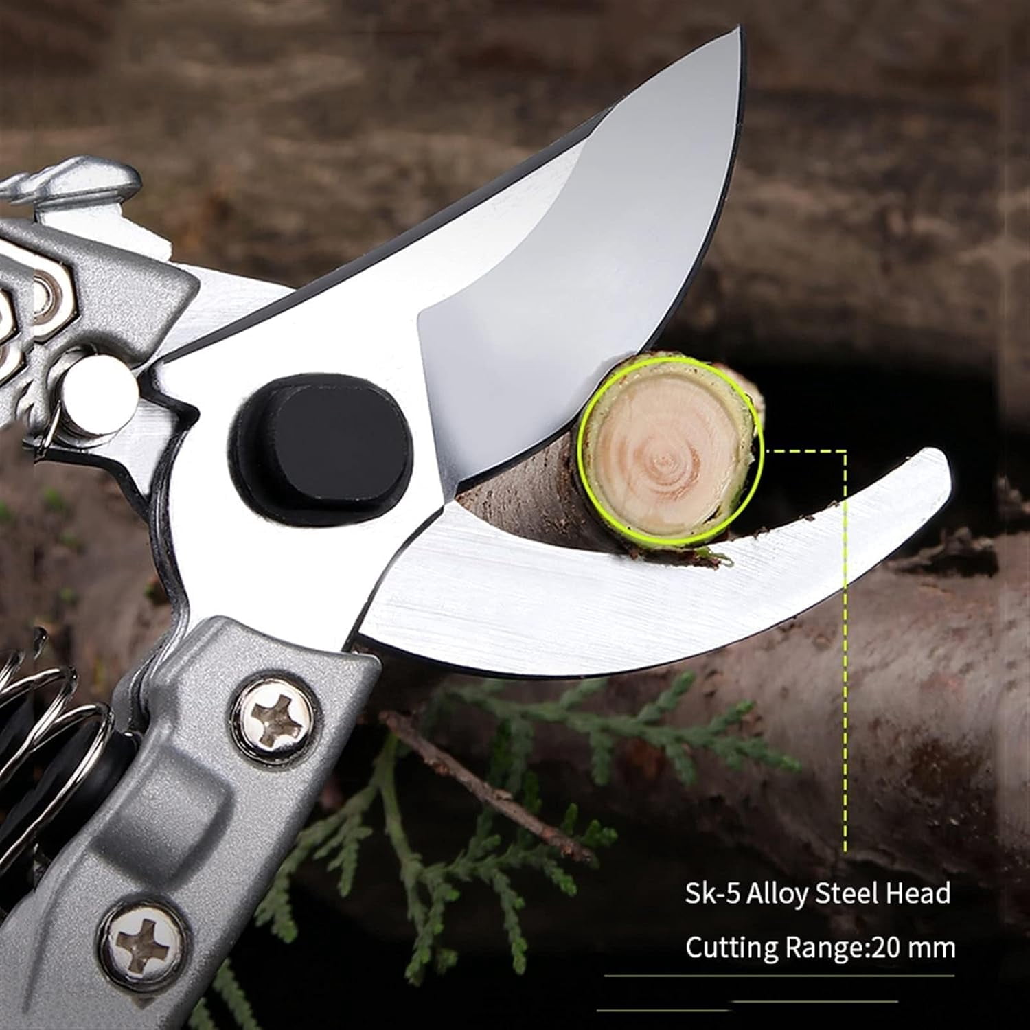 Pruning Shears Pruning Shears Branches Cutter High Hardness Shear with Arc Handle Garden Trees Floral Pruning Scissors Garden Tools Hand Pruner, Gardening Gifts for Women & Men
