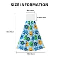 thumbnail image 3 of Kdxio Cartoon Monster Hand Towel with Loop Hanging Towel Absorbent Tie Towels for Kitchen Tea Bar Bathroom Decor, 3 of 7