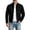 Black, variant on FchengtaiS Mens Suede Bomber Jacket Stand Collar Zip Up Wind Resistant Jacket Winter Warm Outerwear with Multi Zipper Pockets
