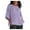 Purple-vestidos de otoño para mujer, variant on Aboser Women's Oversized T-Shirts Casual Elbow Half Sleeve Tunic Tops Lightweight Cotton Linen Blouse Shirt Loose Fit Plain Tshirt Cozy Crew Neck Pullovers