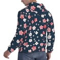 thumbnail image 6 of Sikiie Cherry Blossoms Men's Hoodie, Essentials Hoodie, Sweatshirt, Pullover Hooded Sweatshirt for Men-Medium, 6 of 7