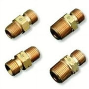 Regulator Outlet Bushing, 200 psi, Brass, C-Size, 1/2 in (NPT) LH, Male, Fuel Gas