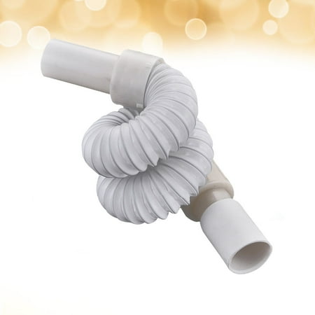 

Plastic Conjoined Wash Basin Water Pipe Hose Deodorant Drainer (White)
