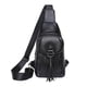 thumbnail image 1 of Bolso bandolera de un solo hombro de cuero de gran capacidad con múltiples compartimentos para mujer, bolso bandolera de cuero para mujer, diseño de compartimento espacioso, estilo elegante, 1 of 8