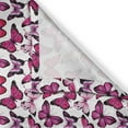 thumbnail image 3 of Ambesonne Butterfly Kitchen Curtains, Vibrant Watercolor, 55"x39", Pink Magenta Black, 3 of 3