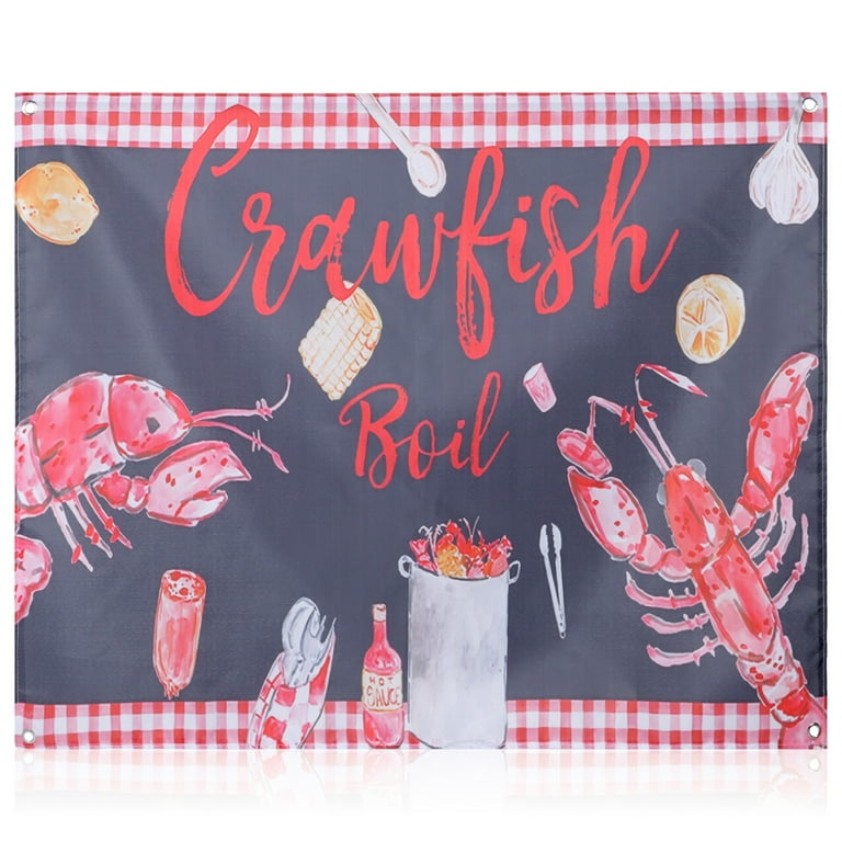 Crawfish Boil Party Decorations, Lobster Boil Party Ideas