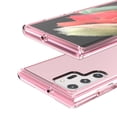 thumbnail image 3 of SaniMore for Samsung Galaxy S22 Ultra 6.8" 2022 Case with Wireless Charging, Transpsarnet Shockproof TPU Cover Super-slim Lightweight Anti-scratch Anti-fall Shell For Galaxy S22 Ultra, Pink, 3 of 5