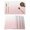 Pink, variant on Orange Ombre Stripe Placemats Set of 4, Modern Abstract Art Gradient Striped Placemats for Dining Table, Place Mats for Kitchen Tabletop, Waterproof Wipeable Dining Table Mats Set