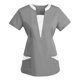 thumbnail image 3 of Penkiiy V-Neck Scrub Tops para mujeres: ajuste clásico, estiramiento de cuatro vías, exfoliación médica para mujeres antiarrugas, 3 of 3