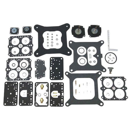 Holley 4BBL 4160 Carburetor Kit Compatible with OMC Pleasurecraft PCM Ford V8 302 351 460 CID 5.0L 5.8L 7.5L Inboard Marine Replaces RN0118-1 985052