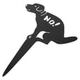 thumbnail image 2 of Metal Dog Poop Warning Sign Pet Dog No Pooping Warning Stake No Pooping Notice Sign Stake, 2 of 4