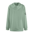 thumbnail image 4 of GIPQJK Graphic Hoodies for Men American Flag Design Hooded Sweatshirts 2024 Fall This We'll Defend Eagle with American Flag Long Sleeve Tops with Pockets,Mint Green L, 4 of 4