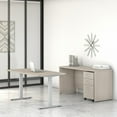 thumbnail image 5 of Bush Business Furniture 59" Credenza Desk Sand Oak SCD360SO, 5 of 7