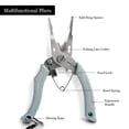 thumbnail image 2 of Fishing Pliers Scissors Stainless Steel Fishing Line Cutter Split Ring Pliers Hook Remover Tool with, 2 of 8