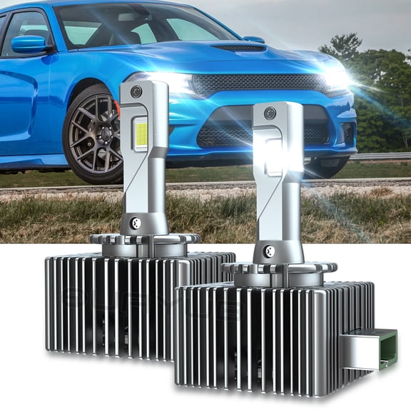 For Dodge Charger 2011-2019 D3S LED Headlight Bulbs HighLow 6500K White Bright 2pcs