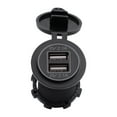 thumbnail image 4 of Viflosae Clearance 5V 4.2A USB Charger Socket Adapter Power Outlet for 12V 24V Motorcycle Car Weekly Deals, 4 of 9