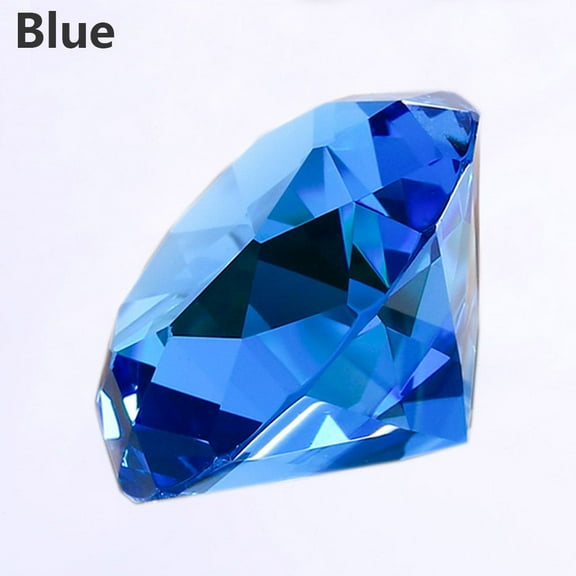 30mm Colorful  Romantic Gifts Party Decoration Crystals Diamond Clear Wedding Supplies Table Confetti BLUE