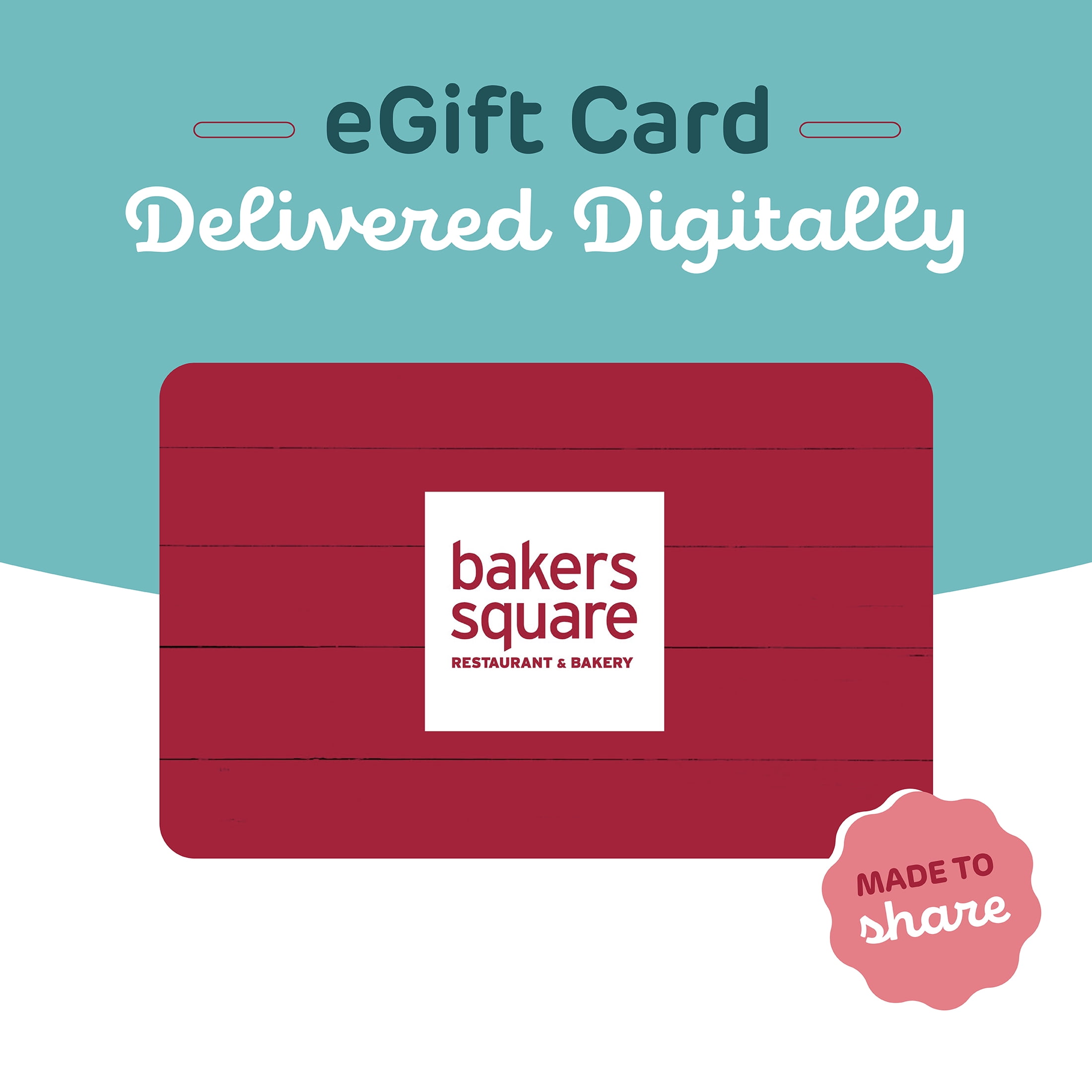 Baker's Square eGift Card [Email Delivery]