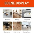 thumbnail image 4 of JHyouerji 1.5mm Thick Clear PVC Floor Protector Mat Non Slip Easy Clean Frosted Scratch Resistant Mat for Hardwood Office Chair, 4 of 7