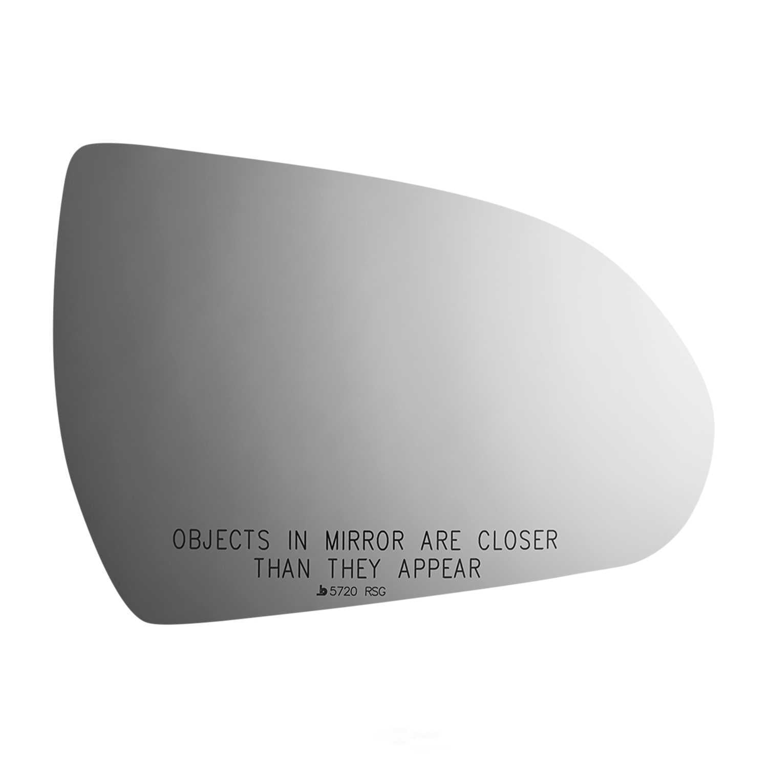Burco Side View Mirror Replacement Glass with Motor Mount Plate - Clear Glass - 5720RSG