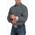 thumbnail image 2 of Cinch Blue Multi Color Weave Print - Mens Shirt  - Mtw1105516, 2 of 4