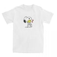 thumbnail image 3 of Camiseta de Peanuts Charlie Brown y Snoopy, accesorios para hombres y mujeres, 100 % algodón, divertida camiseta de manga corta, ropa de regalo, 3 of 5