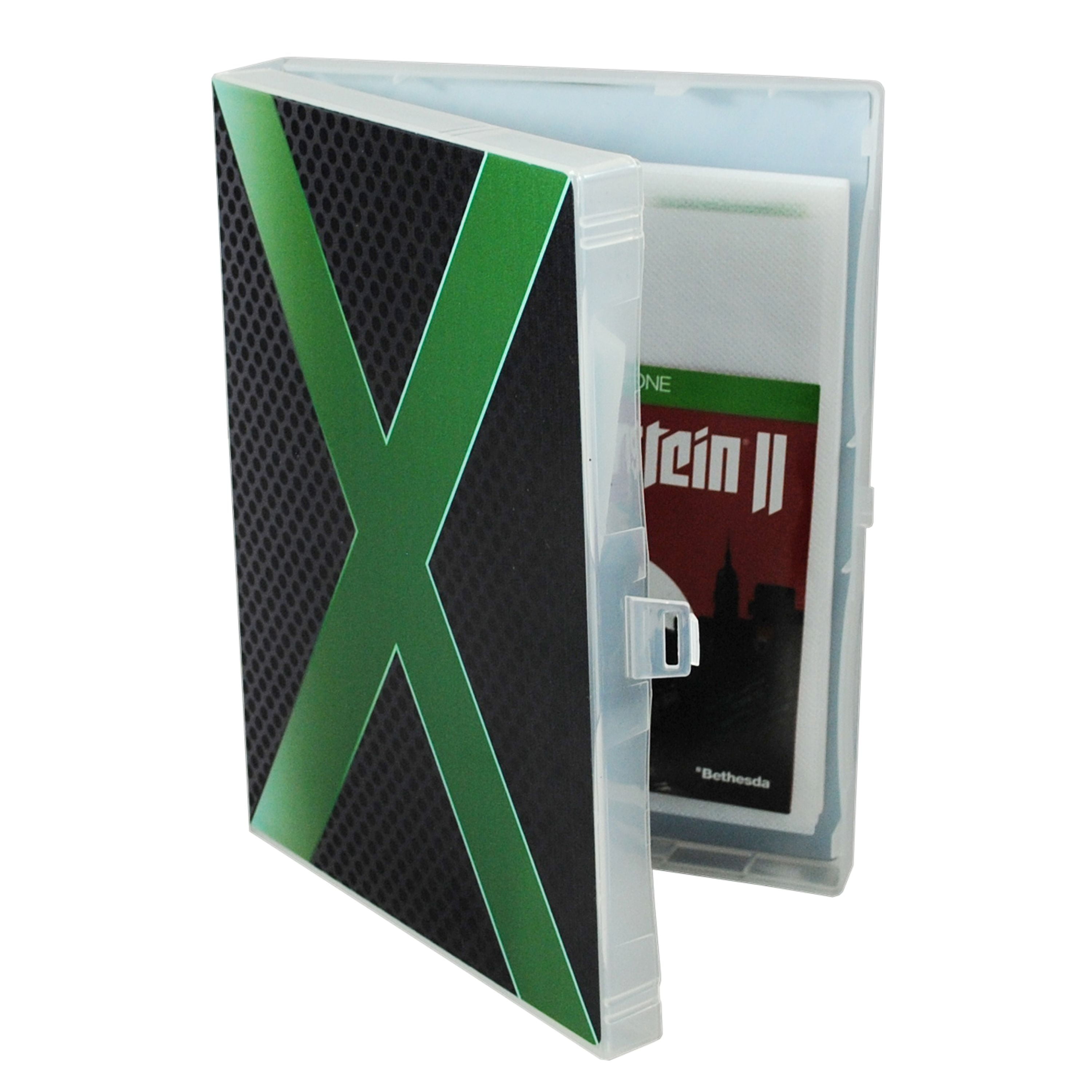 Xbox Video Game Case, Stores 10 Discs and Graphic Books
