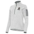 thumbnail image 2 of Women's Antigua  Heather Gray Inter Miami CF 2025 MLS Cup Champions Fortune Half-Zip Sweatshirt, 2 of 3