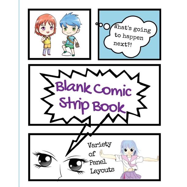 Blank Comic Strip Book Manga Walmart Com Walmart Com