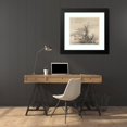 thumbnail image 4 of Wang Gai 21x20 Black Modern Framed Museum Art Print Titled - Album of Landscapes; Leaf 7 (1677), 4 of 5