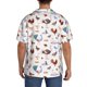 thumbnail image 3 of Fotbe Farm Birds Goose Camisa Estampada de Manga Corta para Hombre, Casual de Verano, Estilo Playero, Sin Arrugas-Medium, 3 of 5