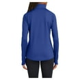 thumbnail image 2 of Yellow Rooster Women's Sport Wick Stretch 1/2 Zip Pullover True Royal 3XL, 2 of 7
