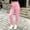 Pink, variant on BXJX Girls Jogger Sweatpants Size 8, Elastic Waist Comfortable Casual Side Pockets Kids Sports Sweatpants Gray