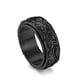 thumbnail image 2 of Qarigey Anillo de banda giratorio aniversario cumpleaños disfraz fiesta nudillo hombres joyería marido viaje accesorios negro tamaño 9 Type3 NO3, 2 of 6