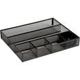 thumbnail image 2 of Rolodex 22131 Deep Desk Drawer Organizer, Metal Mesh, Black, 2 of 3