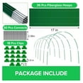 Greenhouse Hoops Grow Tunnel 6 Sets of 8FT Garden Hoops DIY Plant