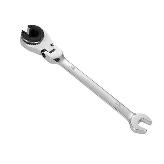 Inch Flexible Head Ratcheting Wrench Tubing Wrench Ratchet Open End Wrench