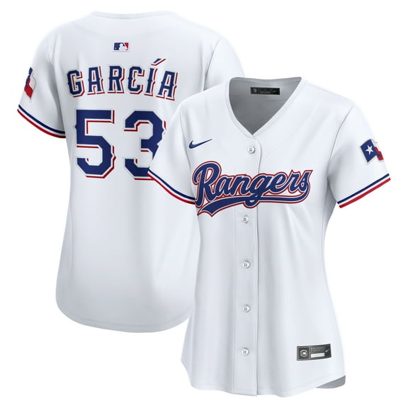 Women's Nike Adolis Garcia White Texas Rangers Home Limited Jersey