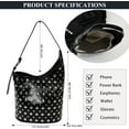thumbnail image 5 of SPEKSEE Studded Purse Faux Leather Tote Bag Y2K Hobo Bags Trendy Shoulder Bag 90s Punk Handbags, 5 of 12