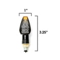 thumbnail image 2 of Krator Mini Custom LED Turn Signal Indicator Lights Lamp Compatible with Harley Davidson Softail Heritage Custom, 2 of 4