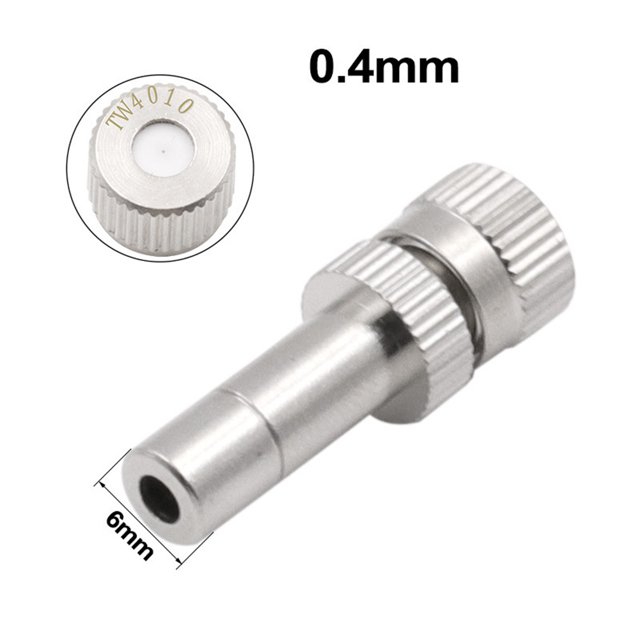 Connecteurs 6 mm Buse de Brumisation à Basse Pression Buse de Pulvérisation d'Eau Humidification Élimination de Poussière Refroidissement