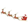 thumbnail image 2 of VWAQ Santa Claus Reindeer Christmas Holiday Wall Decal Sticker - HOL1, 2 of 2