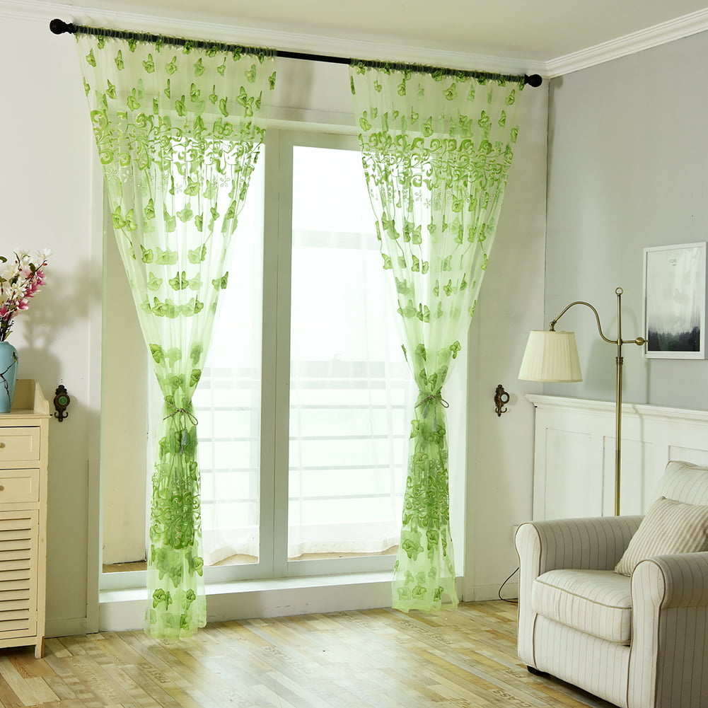 1pc Curtain Universal Polyester Decorative Curtain for Bedroom Hotel Living Room 